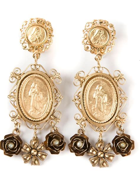 dolce gabbana madonna earrings